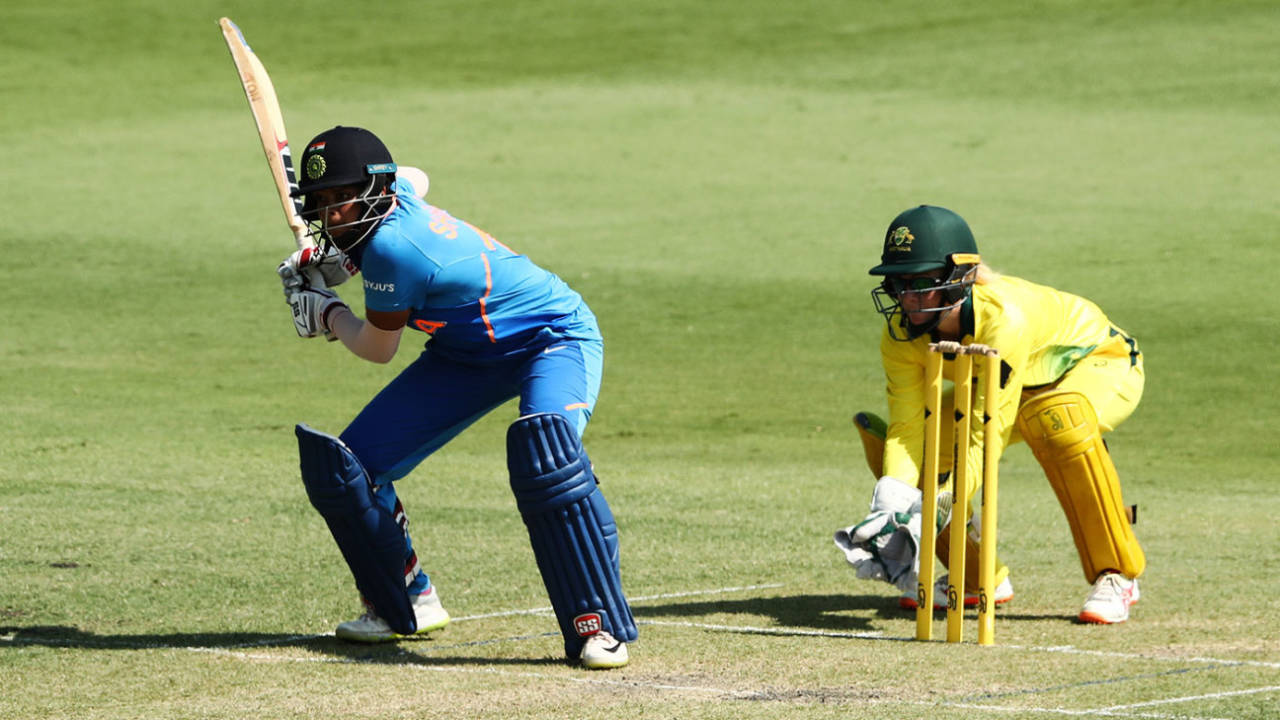 Shafali Verma made 46, Australia A v India A, 2nd ODI, Brisbane, December 14, 2019