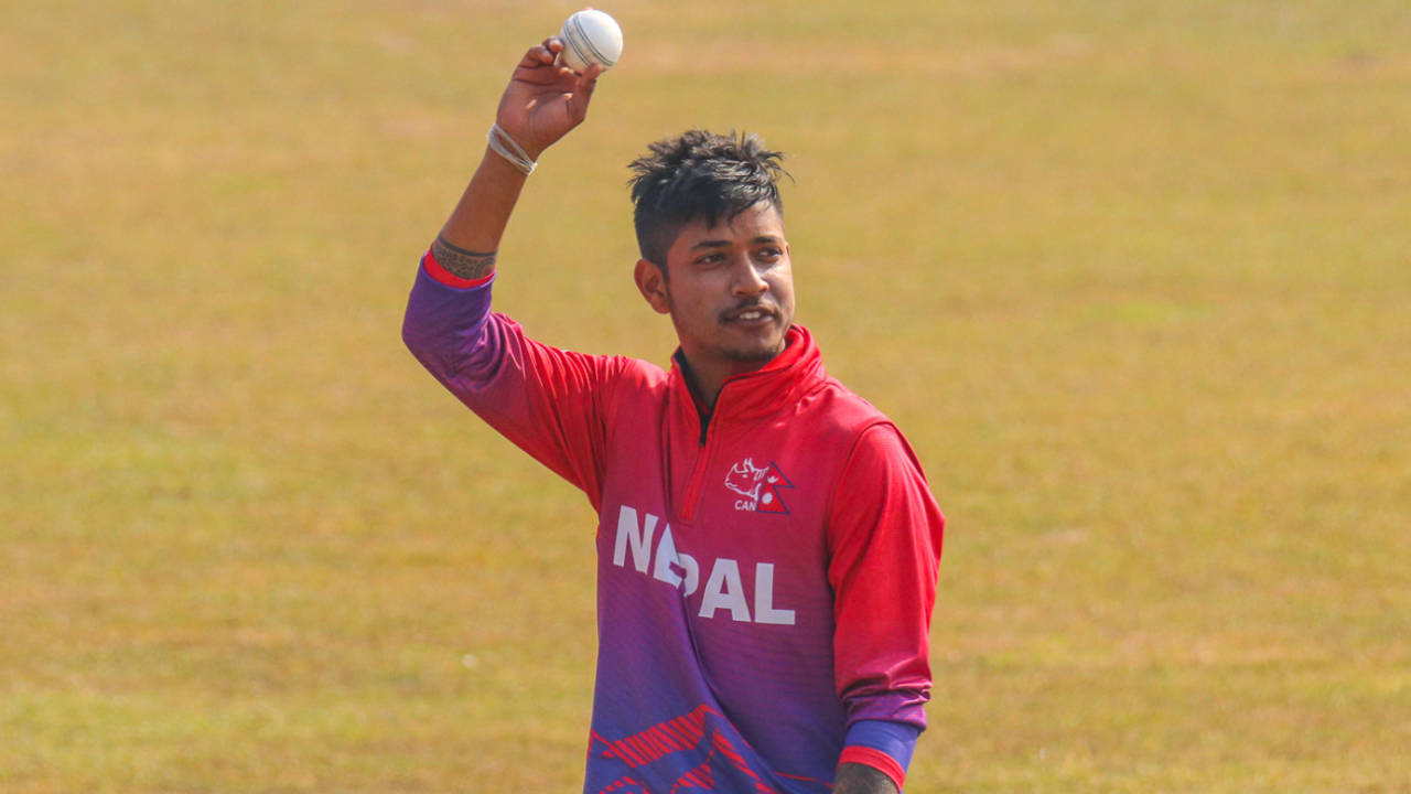 Sandeep Lamichhane set up Nepal's win with a six-wicket haul, Nepal v USA, Men's CWC League 2, Kirtipur, February 12, 2020