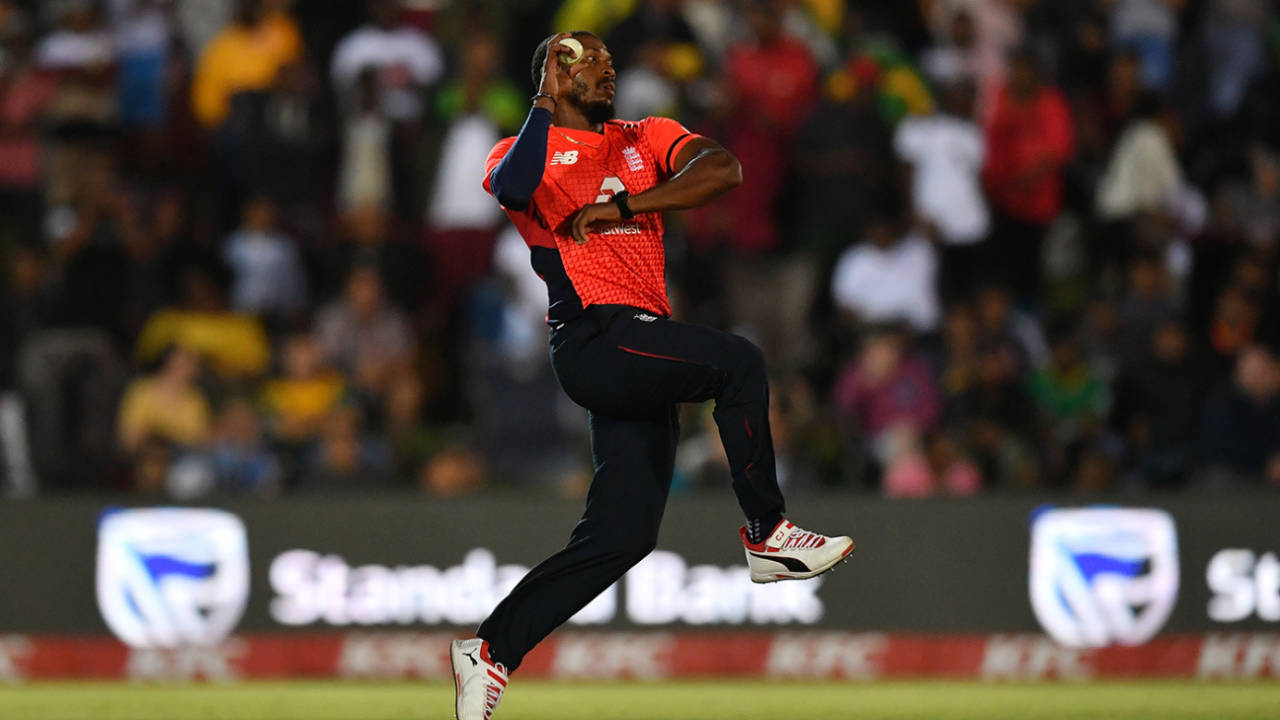 Chris Jordan impressed at the death, South Africa v England, 1st T20I, East London, February 12, 2020