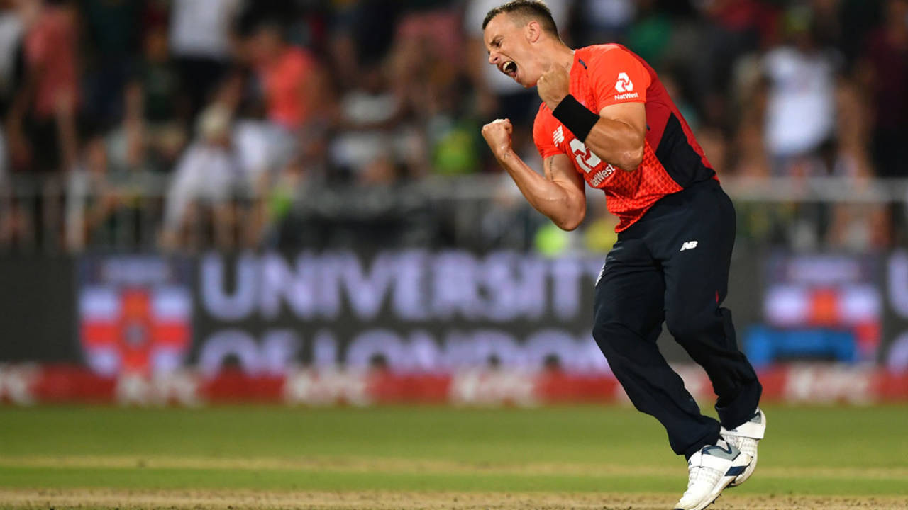 Tom Curran claimed two in two balls to finish&nbsp;&nbsp;&bull;&nbsp;&nbsp;Getty Images