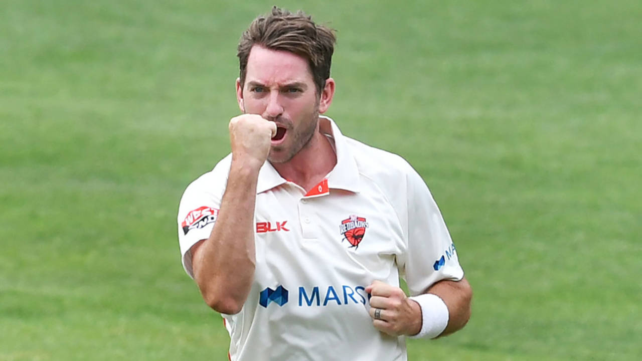 Chadd Sayers claimed his 300th first-class wicket