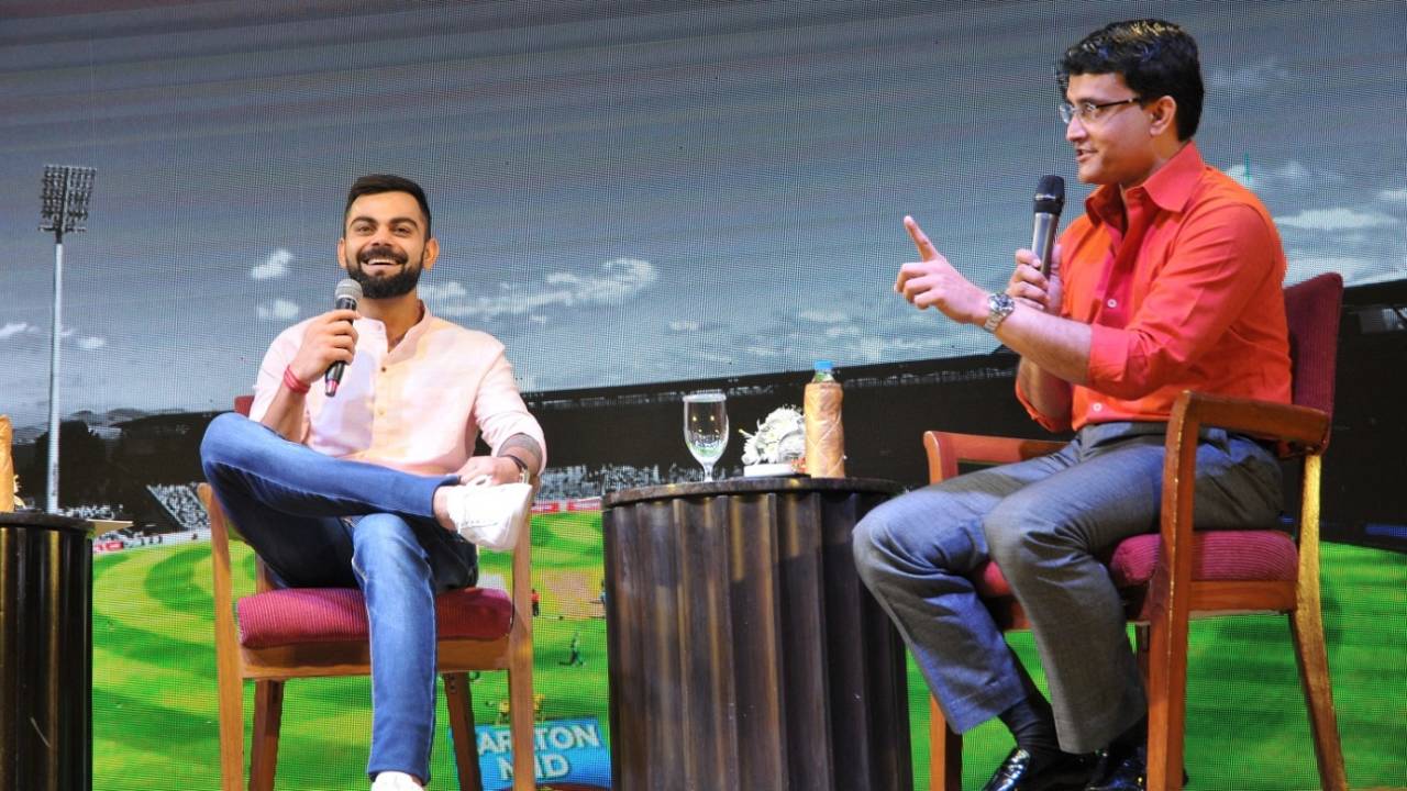 Sourav Ganguly and Virat Kohli have been on the same page when it comes to day-night Tests