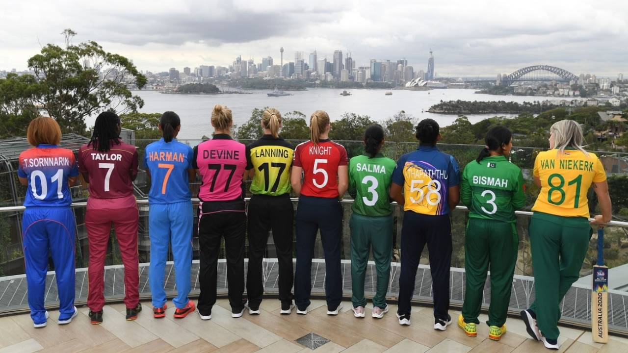 The captains' photoshoot ahead of the 2020 Women's T20 World Cup&nbsp;&nbsp;&bull;&nbsp;&nbsp;AFP