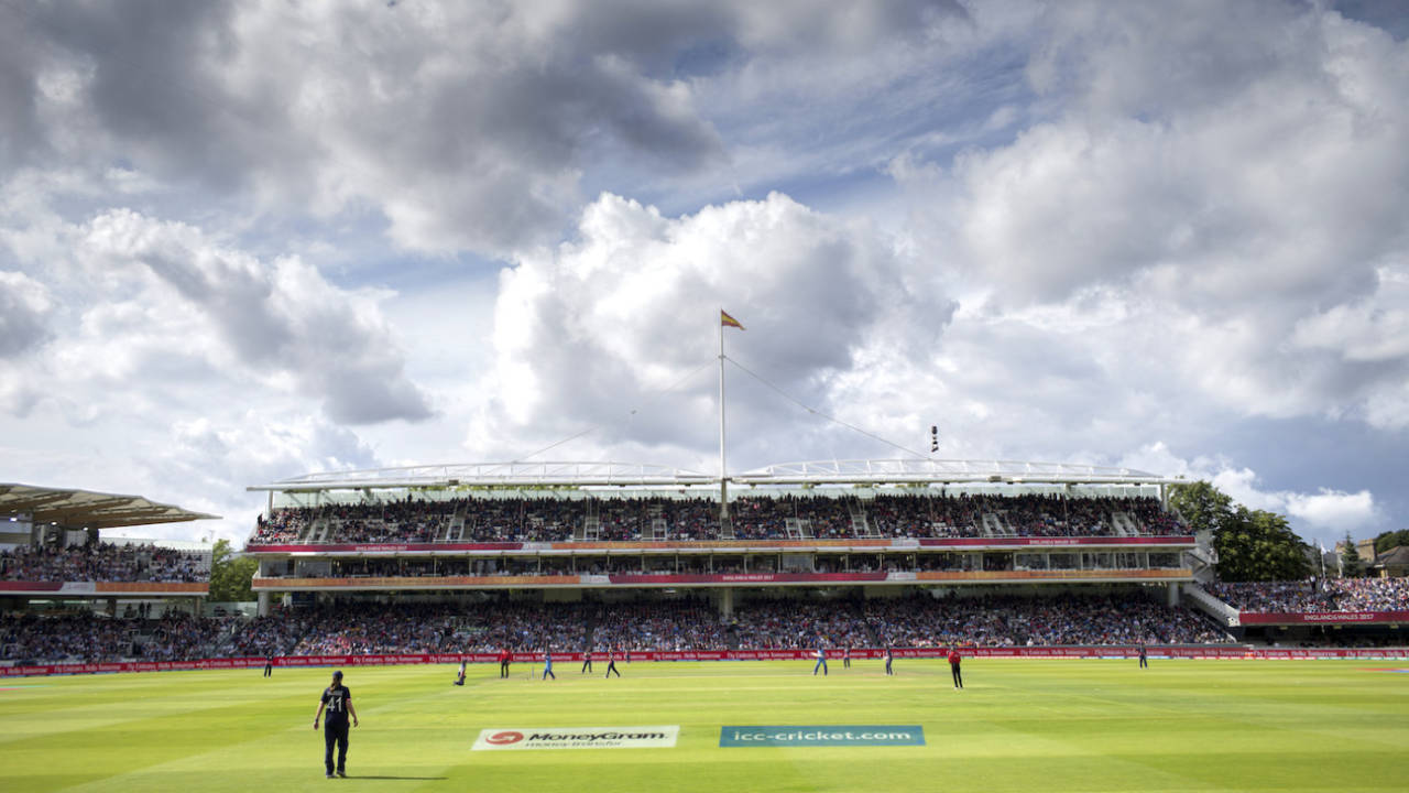 A packed house at Lord's at the Women's World Cup 2017 final, England v India, Lord's, July 23, 2017 