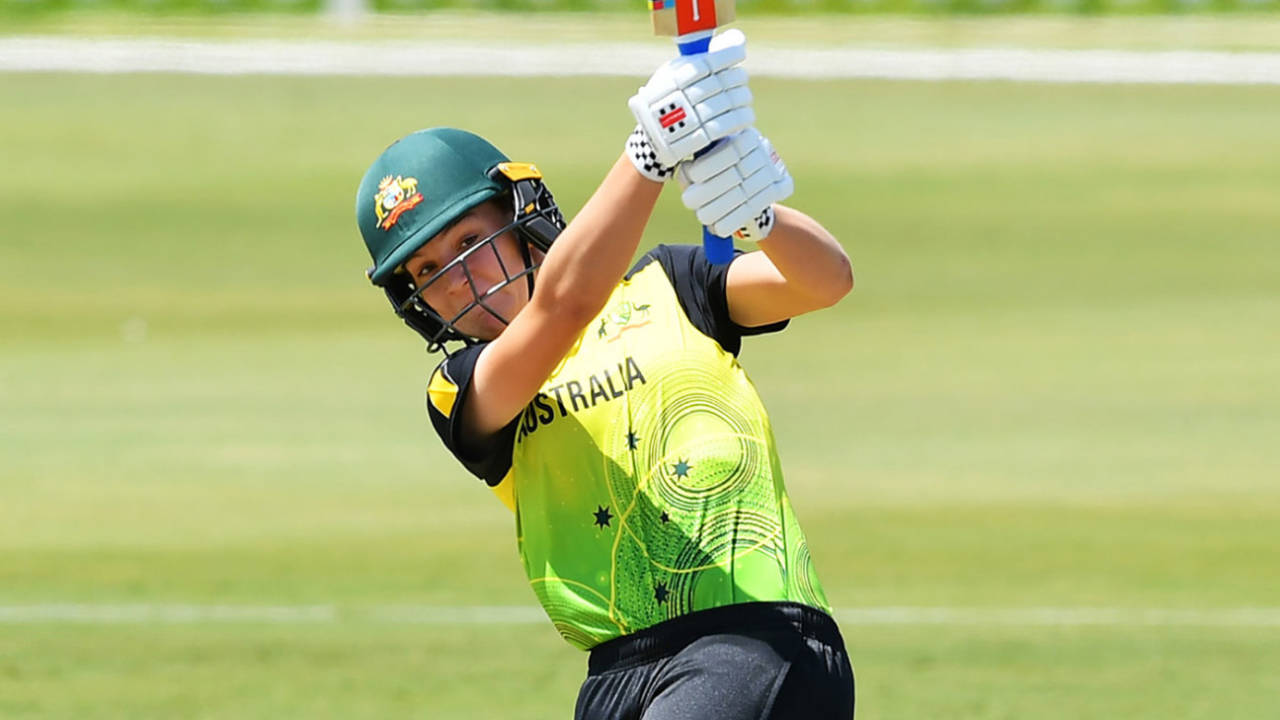 Annabel Sutherland brings more power to Australia's lower order, Australia v South Africa, T20 World Cup warm-up, Adelaide, February 18, 2020