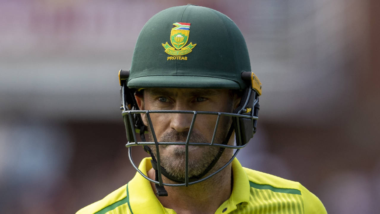 Faf du Plessis struggled for timing, South Africa v Australia, 2nd T20I, Port Elizabeth, February 23, 2020
