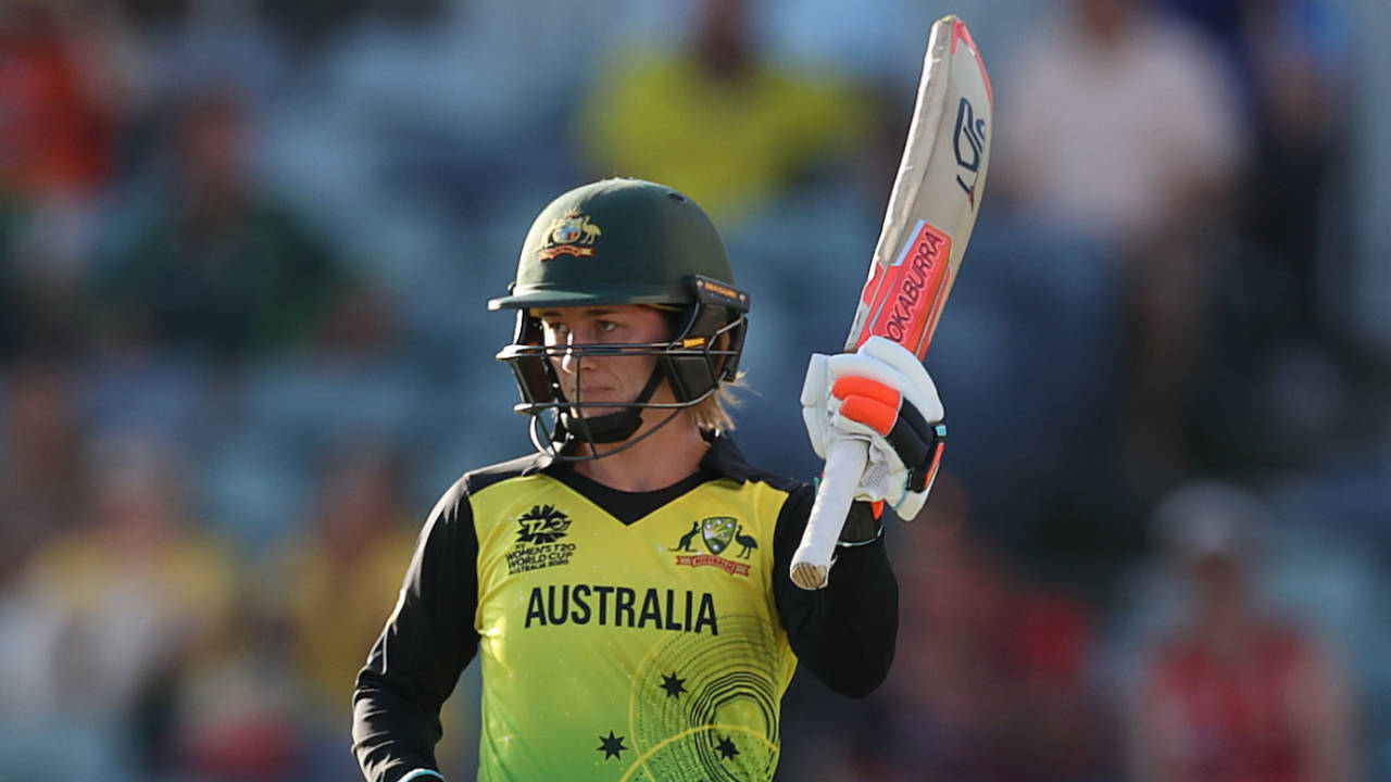 Rachael Haynes made a vital half-century, Australia v Sri Lanka, Women's T20 World Cup, Group A, Perth, February 24, 2020