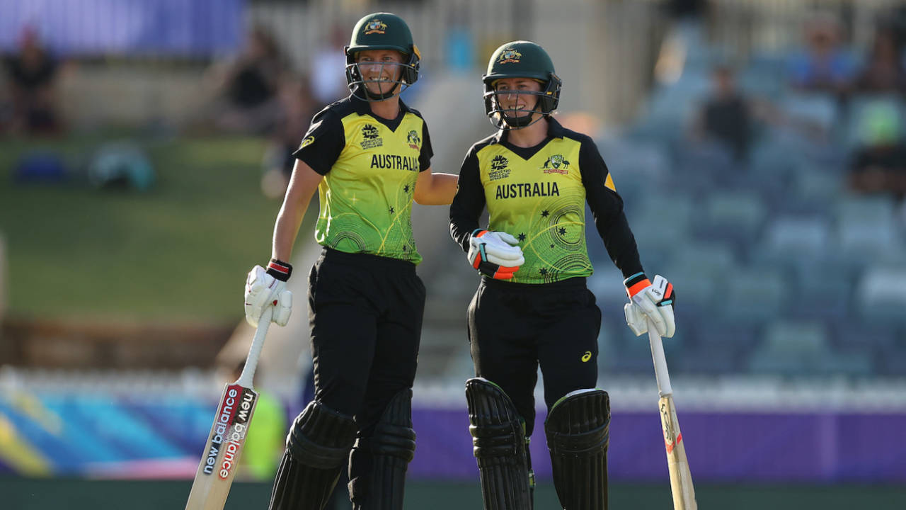 Meg Lanning and Rachael Haynes dug Australia out of a huge hole, Australia v Sri Lanka, Women's T20 World Cup, Group A, Perth, February 24, 2020