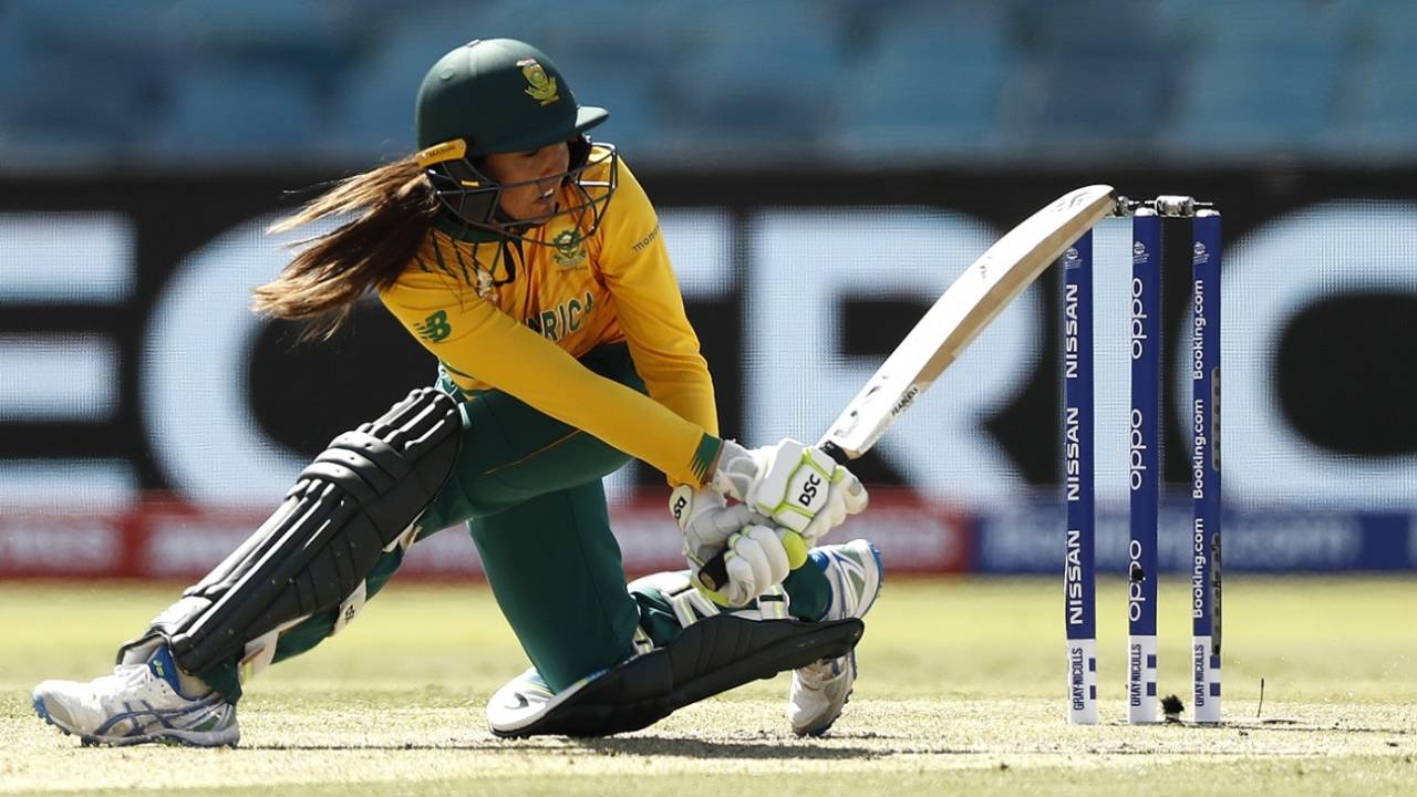 Sune Luus' unbeaten fifty included five fours and two sixes, Thailand v South Africa, Women's T20 World Cup, Canberra, February 28, 2020