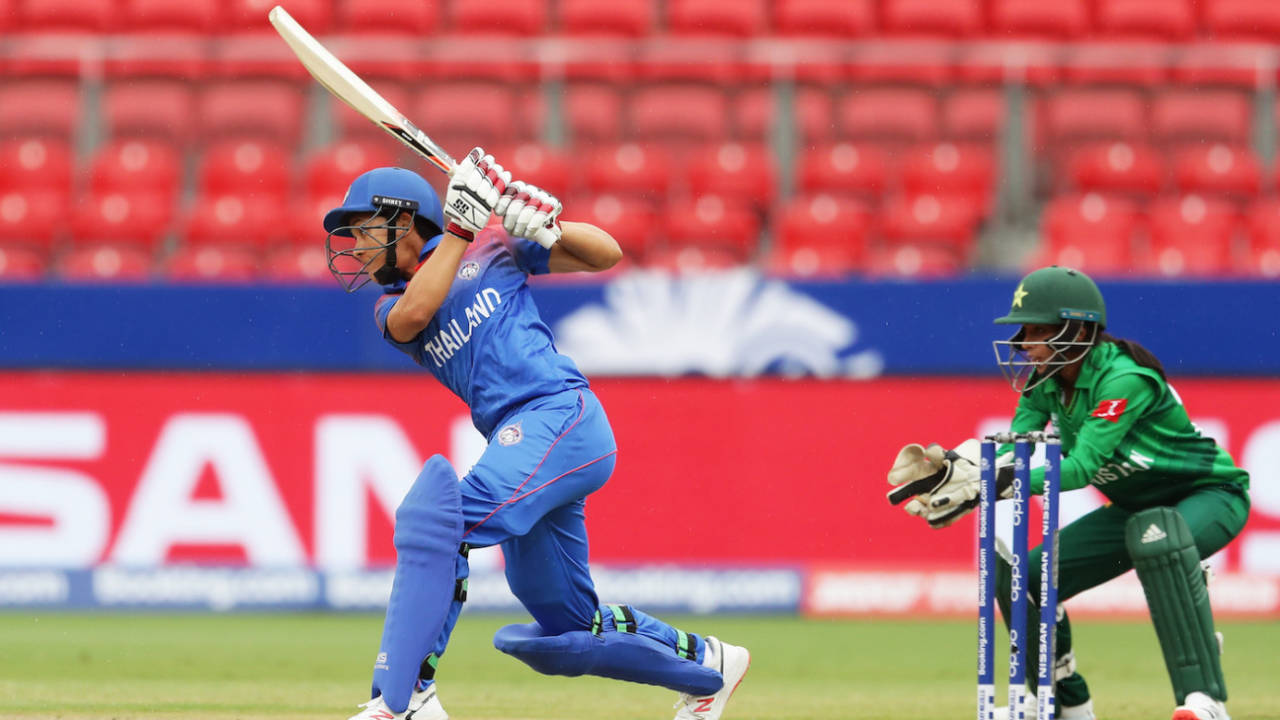 Nattakan Chantam belted some elegant drives, Pakistan v Thailand, Women's  T20 World Cup, Group B, Sydney, March 3, 2020