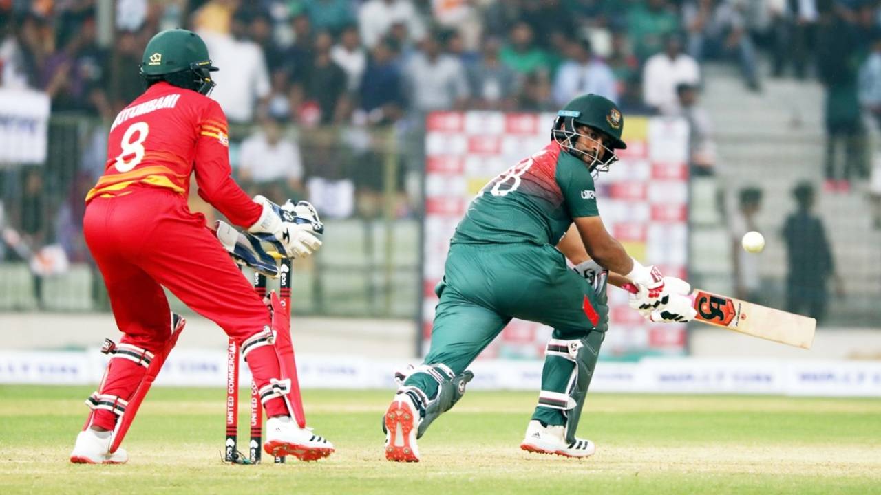 Tamim Iqbal works one fine, Bangladesh v Zimbabwe, 3rd ODI, Sylhet, March 6, 2020