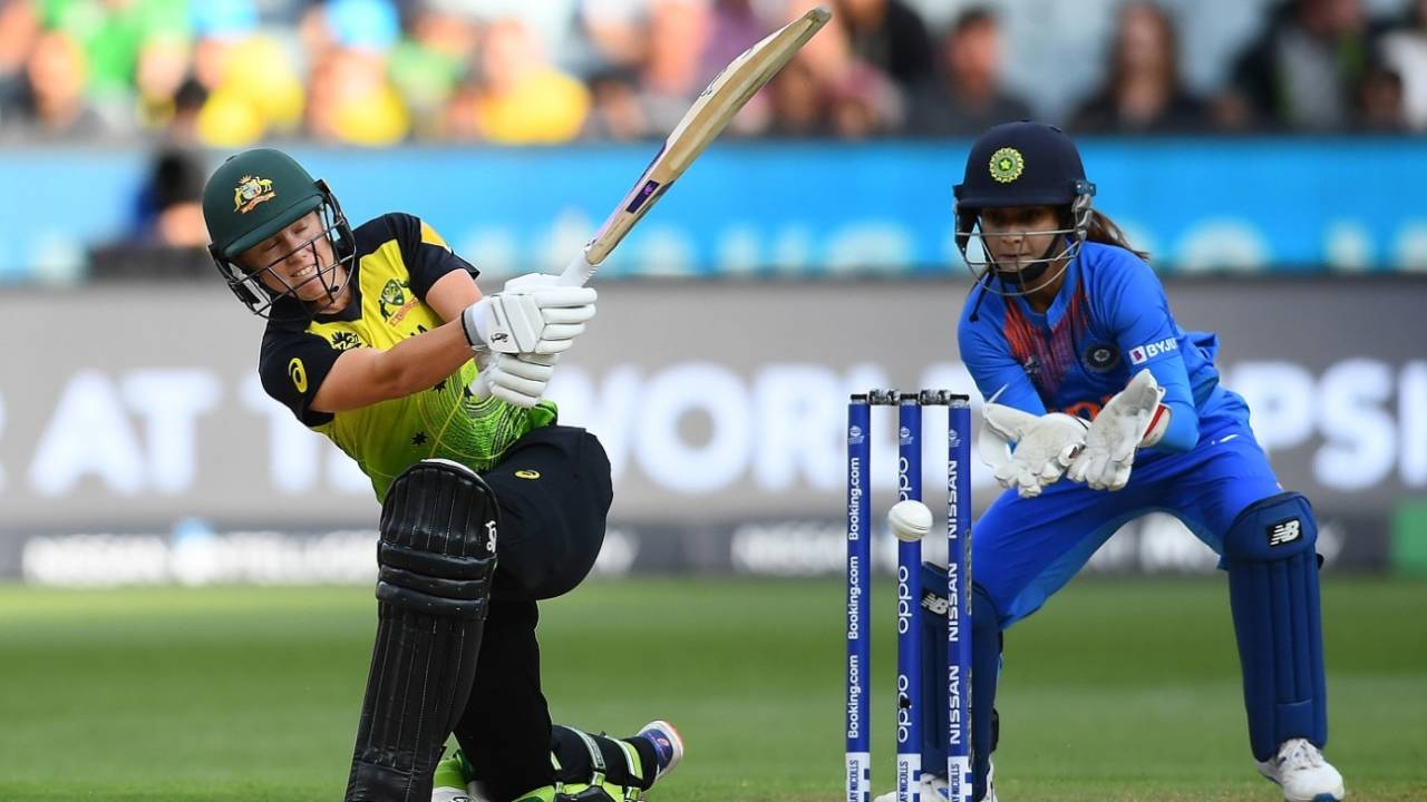 Alyssa Healy brought out the big hits, Australia v India, final, Women's T20 World Cup, Melbourne, March 8, 2020