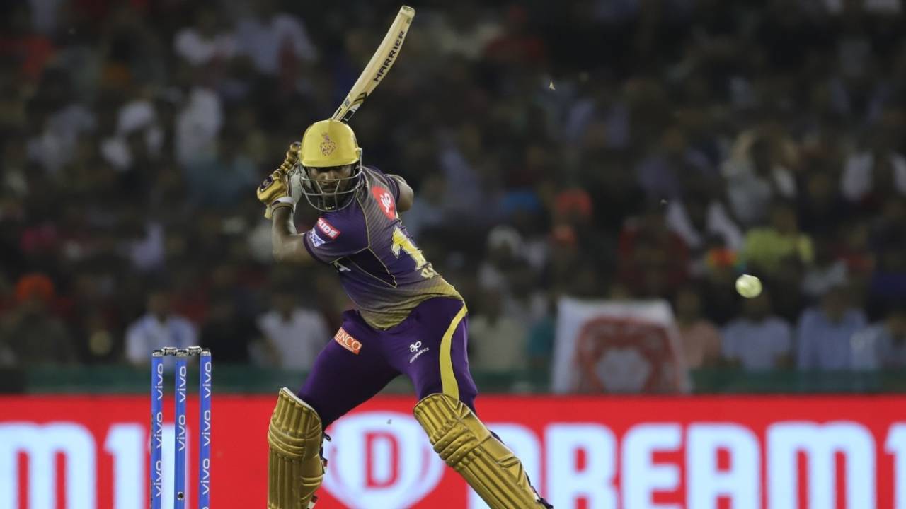 In the 2019 IPL, Andre Russell scored 62% of the runs when he was at the crease&nbsp;&nbsp;&bull;&nbsp;&nbsp;BCCI