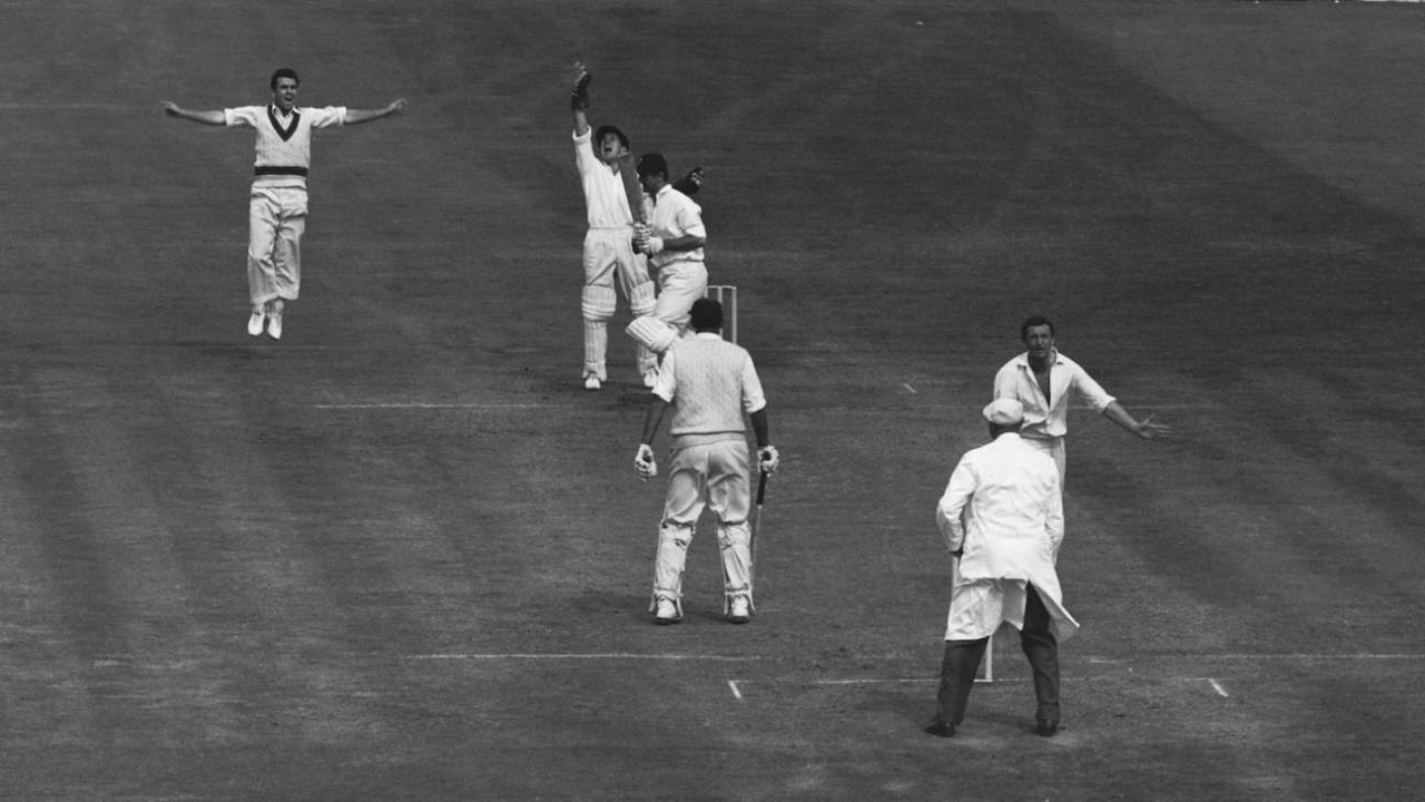 Australia captain Benaud dismissed his England counterpart Ted Dexter five times in Tests, all during the 1962-63 Ashes&nbsp;&nbsp;&bull;&nbsp;&nbsp;Getty Images