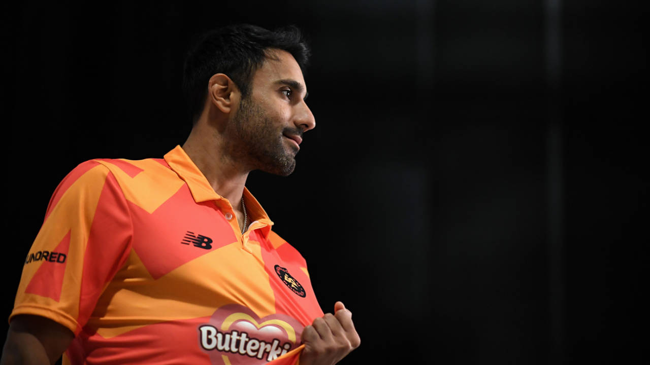 Ravi Bopara was selected for Birmingham Phoenix in draft for The Hundred, Sky Studios, Isleworth, England, October 20, 2019