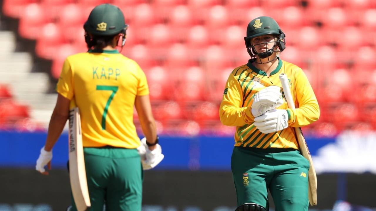 Dane van Niekerk failed a fitness test, as per the statement from Cricket South Africa&nbsp;&nbsp;&bull;&nbsp;&nbsp;ICC via Getty