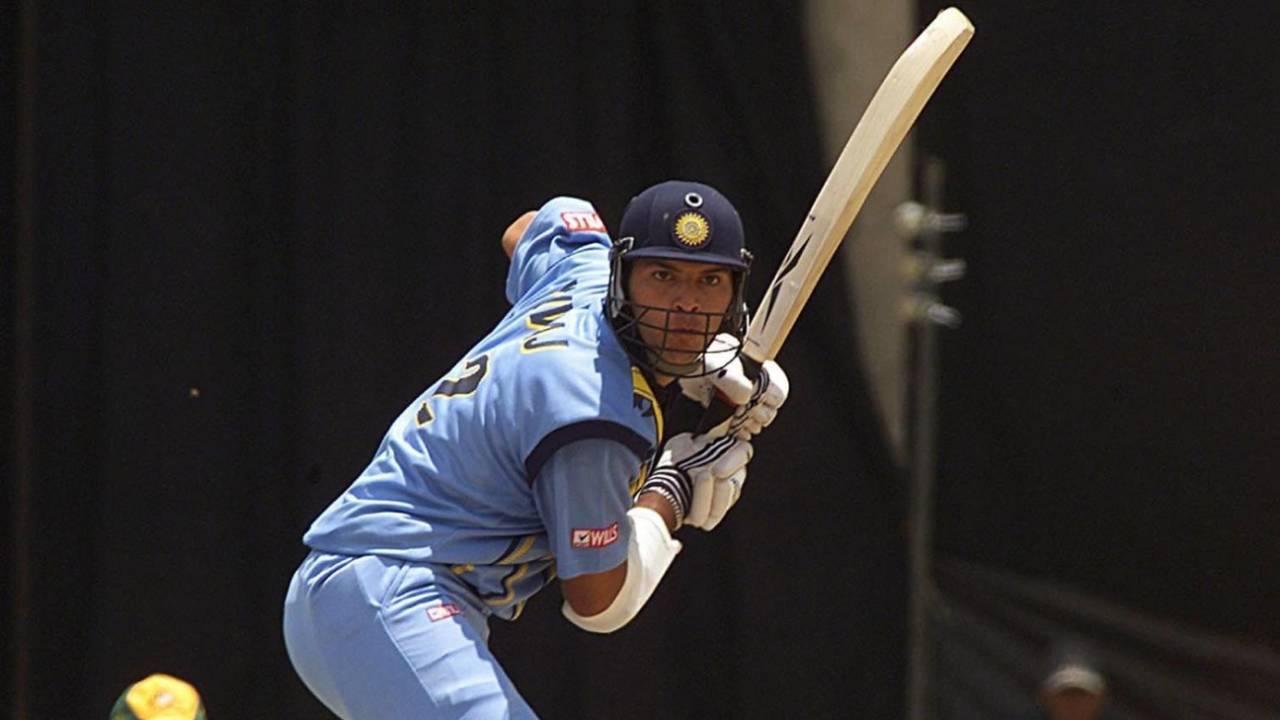 Yuvraj Singh led the Indian batting charge with an 80-ball 84, Nairobi, October 7, 2000