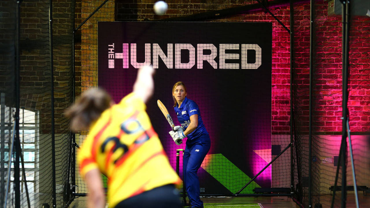 London Spirit captain Heather Knight keeps her eye on the ball, The Hundred launch, London, October 3, 2019 