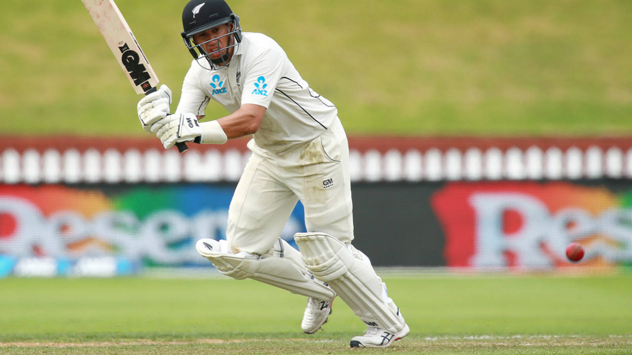 Ross Taylor whips the ball into the leg side, New Zealand v Bangladesh, 2nd Test, Wellington, 4th day, March 11, 2019