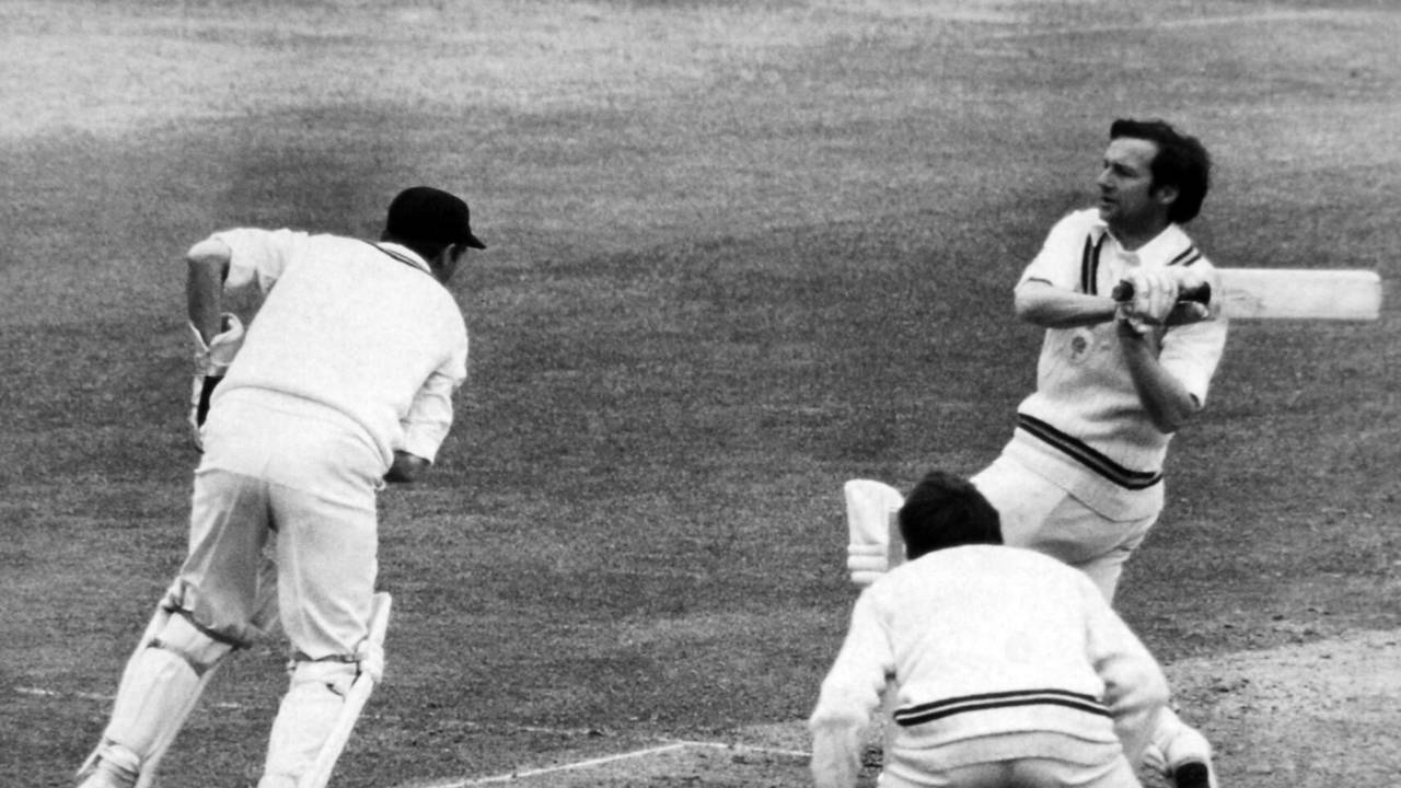 Brian Bolus bats, Middlesex v Nottinghamshire, County Championship, Lord's, May 24, 1972