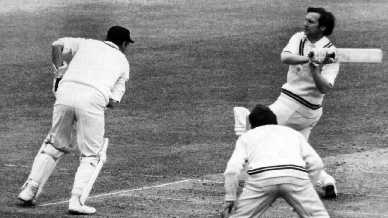 Brian Bolus bats, Middlesex v Nottinghamshire, County Championship, Lord's, May 24, 1972