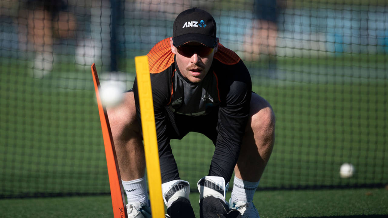 Tim Seifert at training before the match, New Zealand v England, 4th T20I, Napier, November 8, 2019
