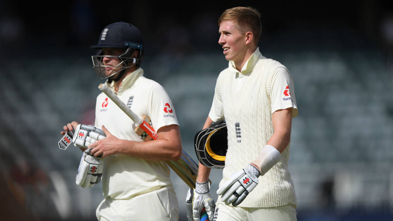 Dom Sibley and Zak Crawley added fifty for the first wicket, South Africa v England, 4th Test, Day 3, Johannesburg, January 26, 2020