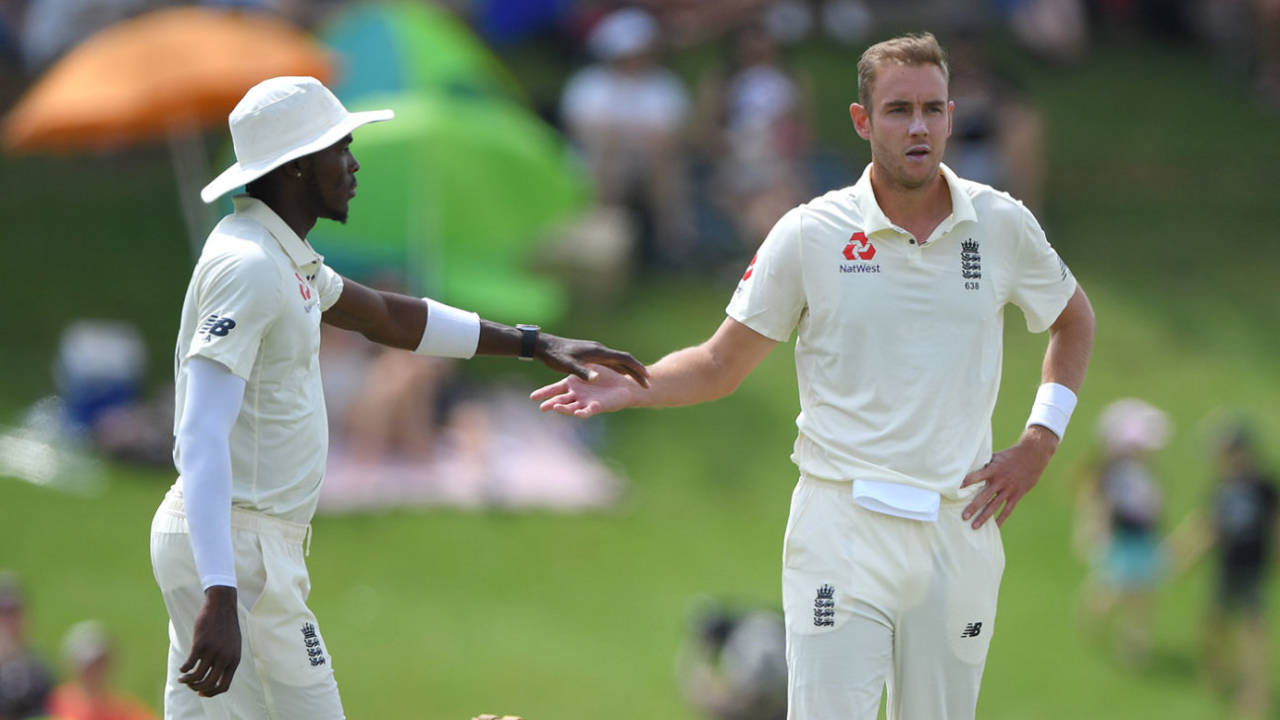 England will need to monitor workloads of fast bowlers such as Jofra Archer and Stuart Broad when cricket resumes