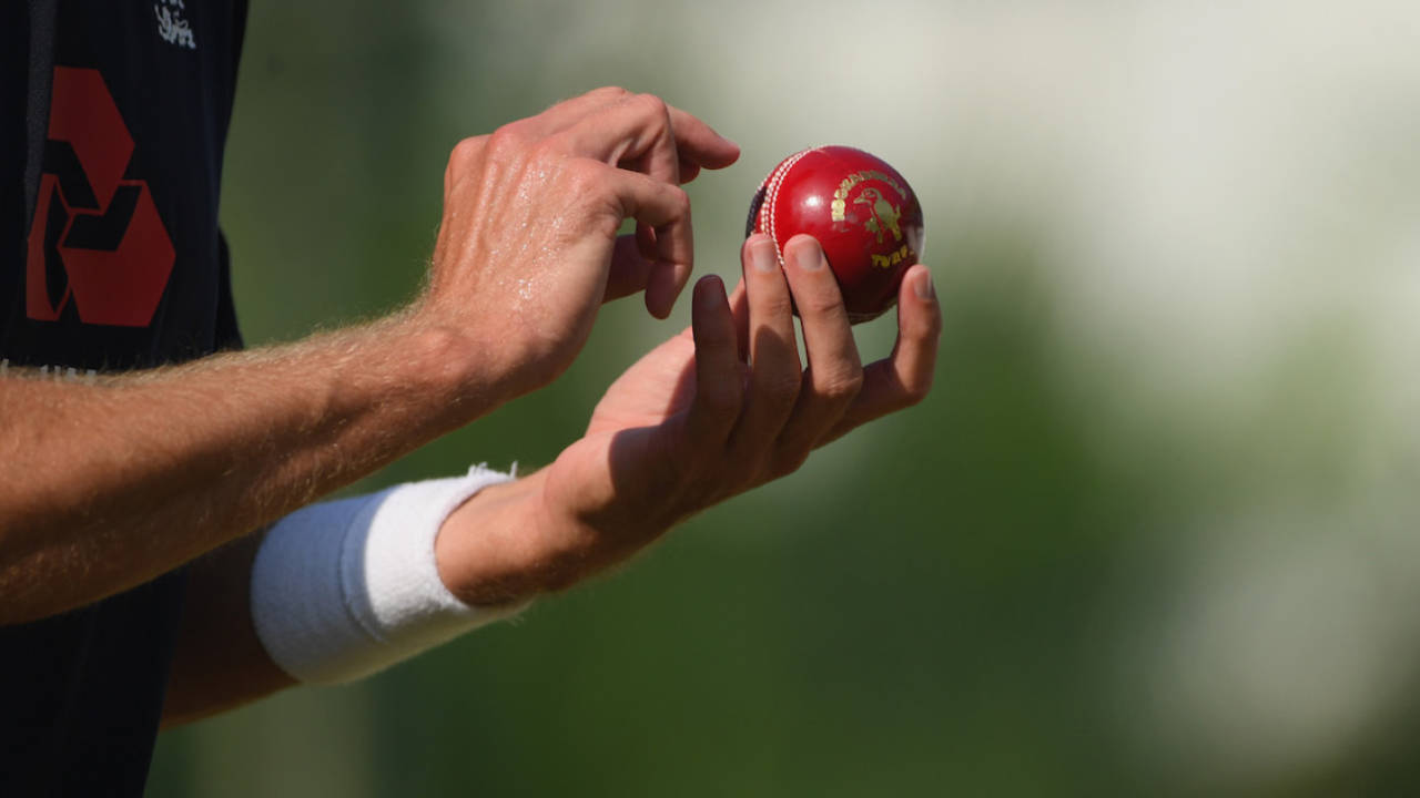 Stuart Broad holds a Kookaburra ball in the nets, ahead of the third Test, England v Sri Lanka, SSC cricket ground, Colombo, Sri Lanka, November 22, 2018 