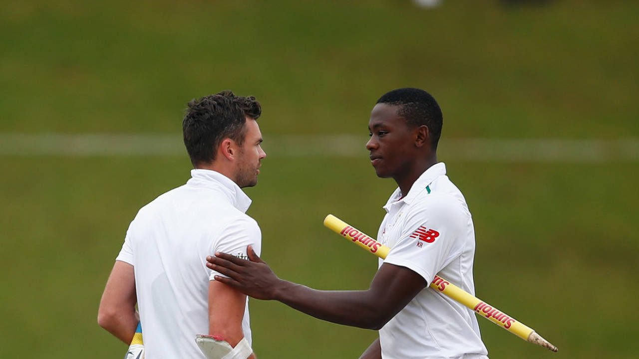 James Anderson and Kagiso Rabada both average 23 and a bit in the last 100 Tests&nbsp;&nbsp;&bull;&nbsp;&nbsp;Getty Images