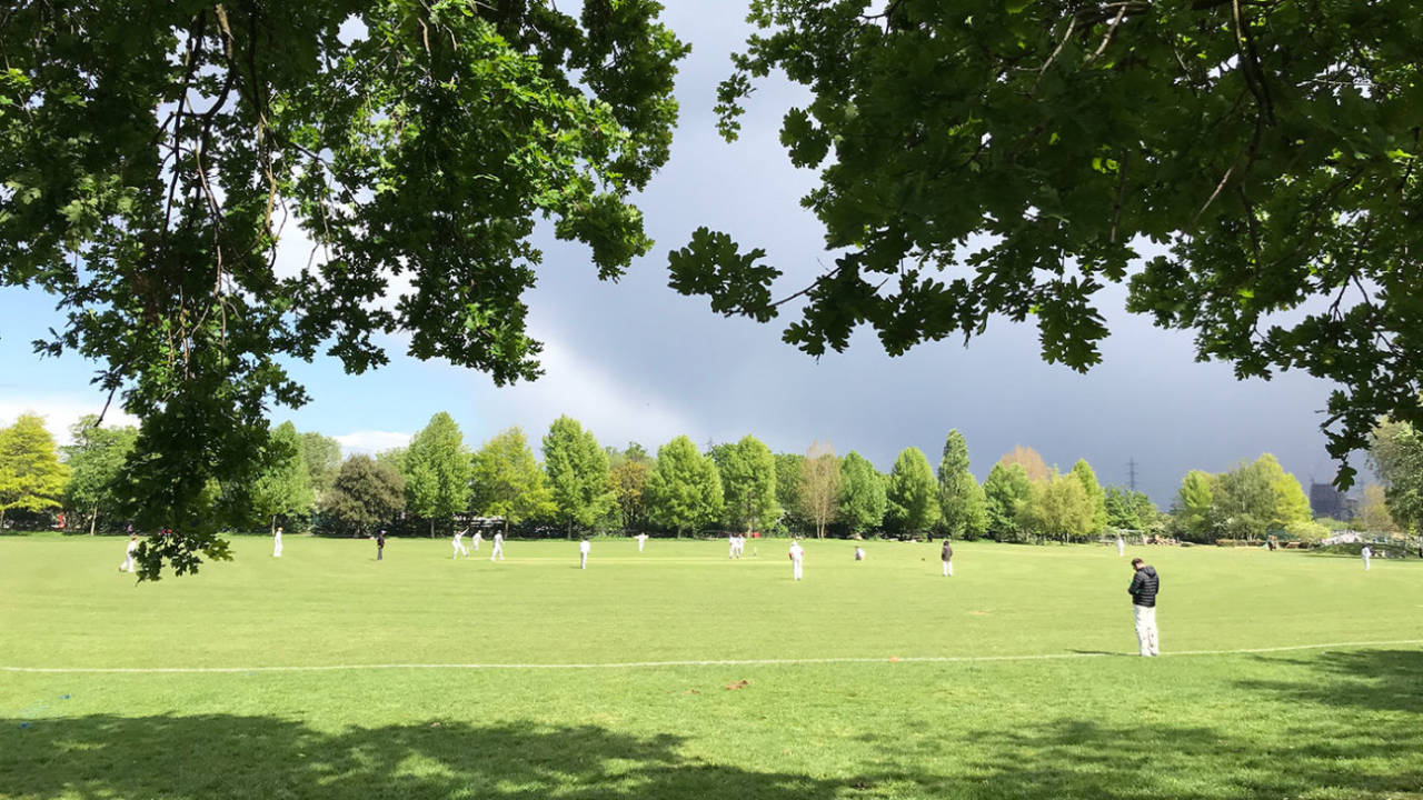 A club cricket match takes place in Springfield Park, East London&nbsp;&nbsp;&bull;&nbsp;&nbsp;Andrew Miller