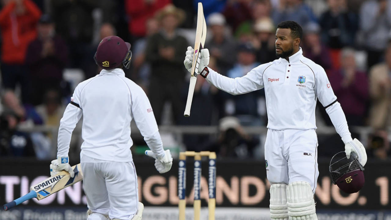 Shai Hope made centuries in each innings at Headingley in 2017 - the first man to do so in a first-class match&nbsp;&nbsp;&bull;&nbsp;&nbsp;Getty Images