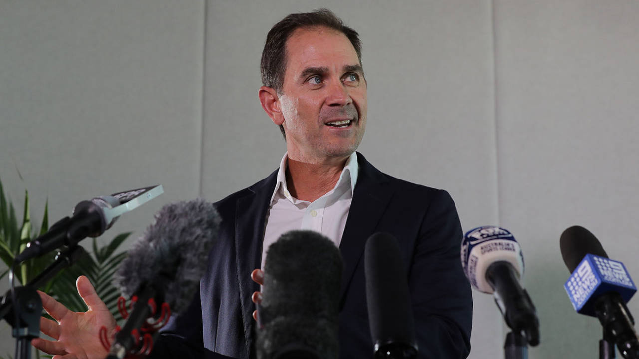 Justin Langer speaks about a potential return to action for the Australia men's team, Perth, June 18, 2020