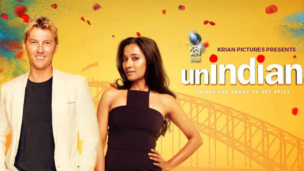 Brett Lee starred opposite Tannishtha Chatterjee in the romantic comedy UnIndian