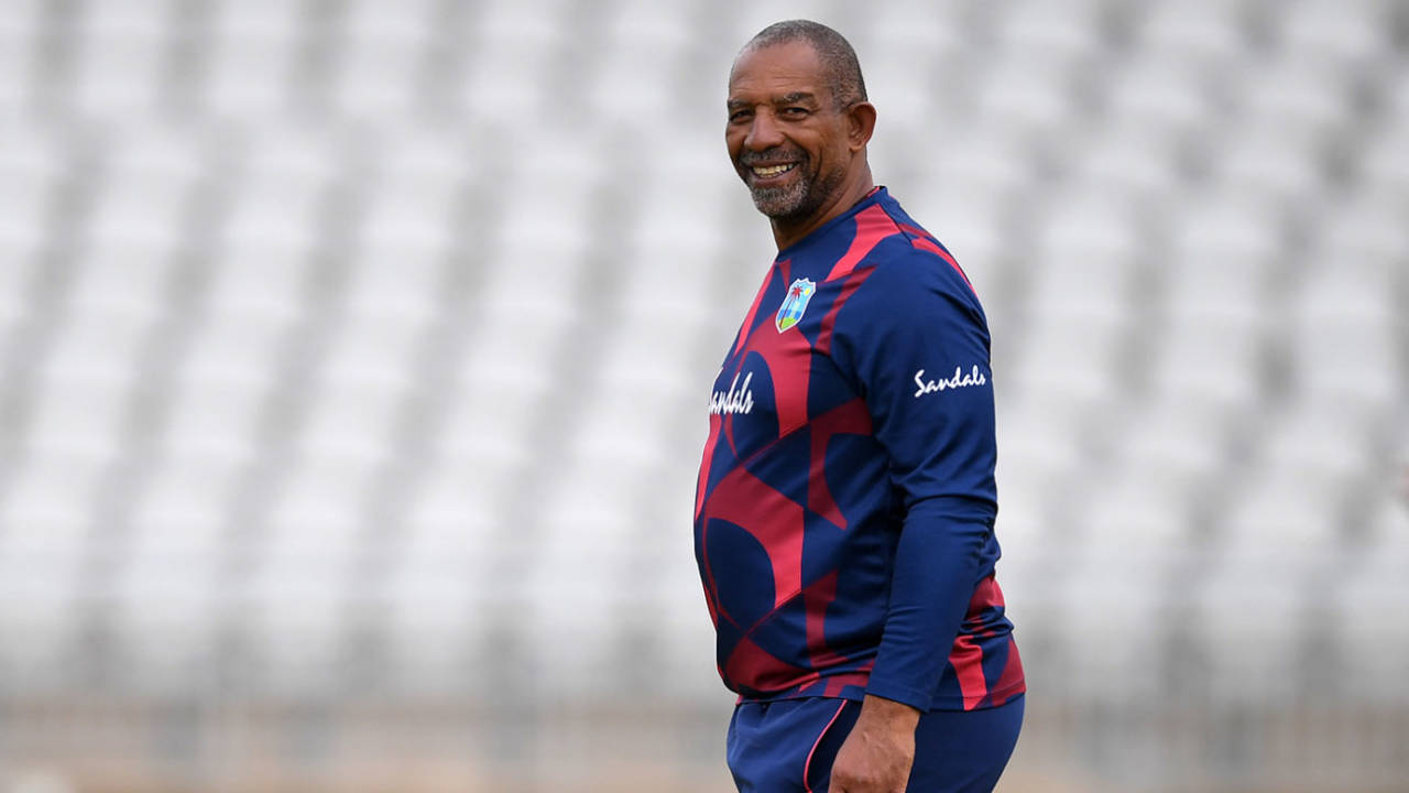 Phil Simmons is self-isolating after leaving the West Indies' bubble at Old Trafford