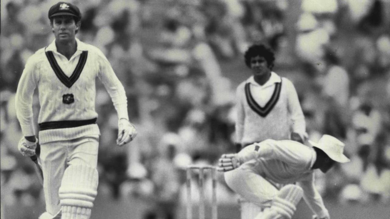 Greg Chappell (left) made 182 at the SCG against West Indies in 1976, then repeated the feat in his last Test, against Pakistan, in 1984 at the same venue&nbsp;&nbsp;&bull;&nbsp;&nbsp;Getty Images
