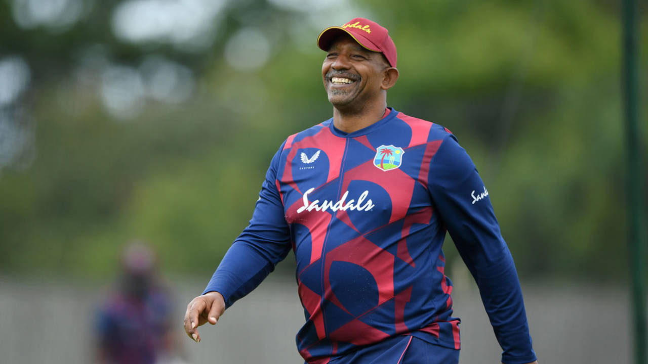 Phil Simmons, West Indies' head coach&nbsp;&nbsp;&bull;&nbsp;&nbsp;PA Images via Getty Images