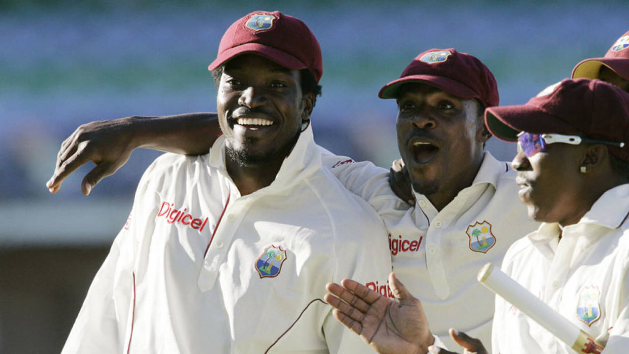 In 2007, Chris Gayle led West Indies to their first Test victory in South Africa&nbsp;&nbsp;&bull;&nbsp;&nbsp;AFP