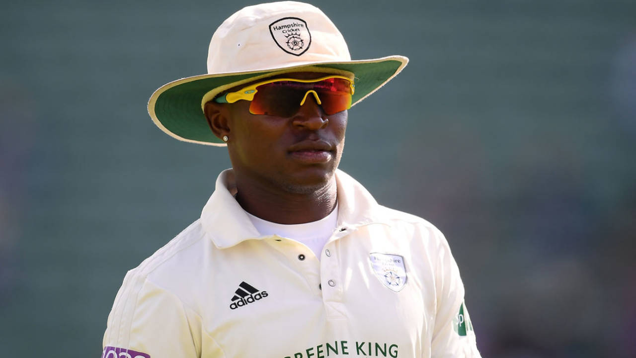 Fidel Edwards looks to have played his last game for Hampshire&nbsp;&nbsp;&bull;&nbsp;&nbsp;Getty Images