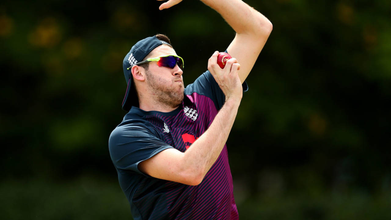 Jamie Overton during an England Lions training session at Allan Border Field, Brisbane, January 27, 2020