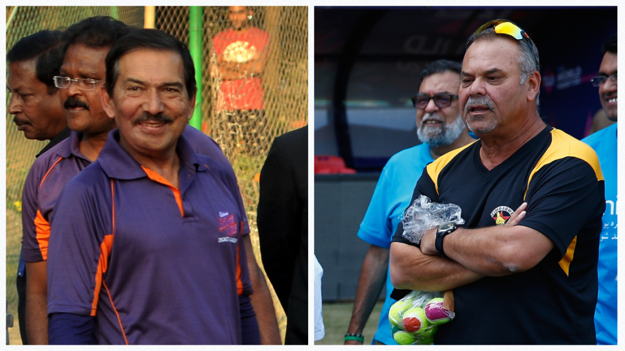 Arun Lal and Dav Whatmore: both 60+ and working in Indian domestic cricket