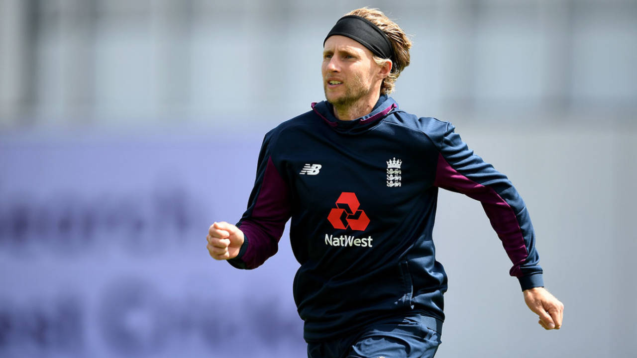 Joe Root goes through his paces in training, England training, Emirates Old Trafford, August 3, 2020