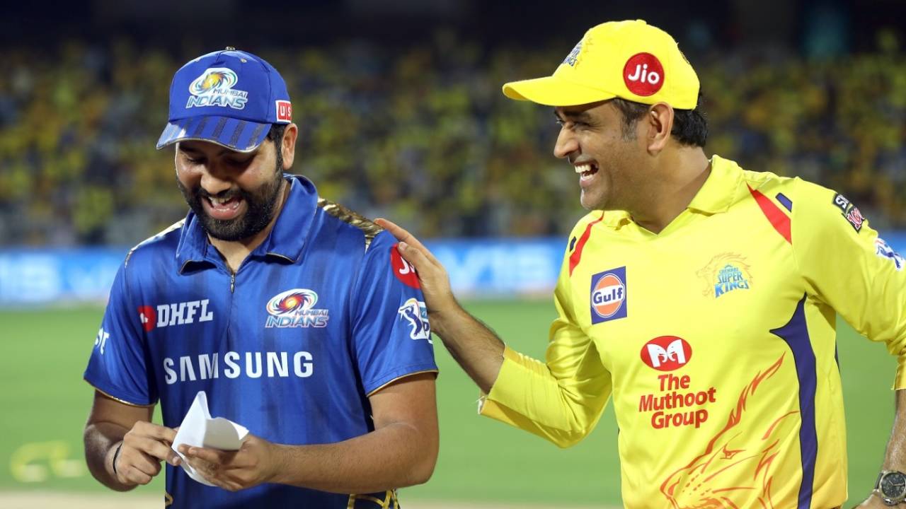 Rohit Sharma and MS Dhoni share a laugh before getting down to business&nbsp;&nbsp;&bull;&nbsp;&nbsp;BCCI