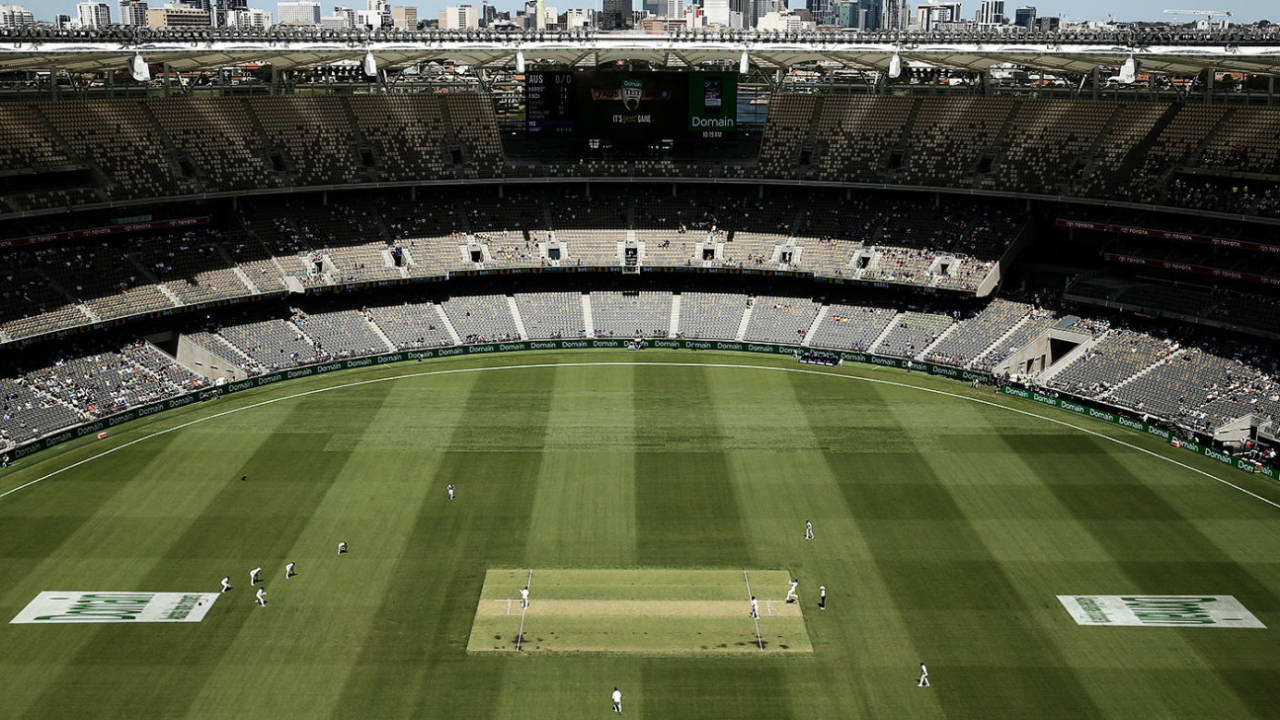 Perth Stadium is set to host the final Ashes Test in mid-January&nbsp;&nbsp;&bull;&nbsp;&nbsp;Cricket Australia/Getty Images