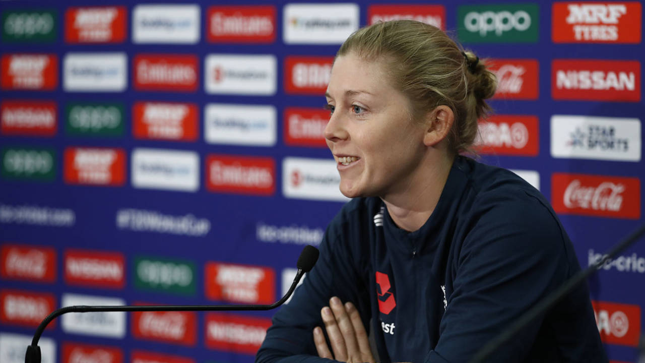 Heather Knight has admitted her frustration about the postponement of the Women's World Cup&nbsp;&nbsp;&bull;&nbsp;&nbsp;Ryan Pierse/Getty Images
