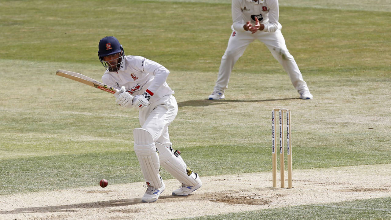 Feroze Khushi works through midwicket, Essex v Kent, Cloudfm County Ground, Bob Willis Trophy, 4th day, August 4, 2020
