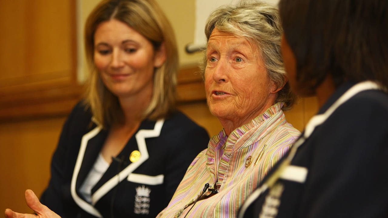 The ECB's women's 50-over competition will be named after the late Rachael Heyhoe Flint&nbsp;&nbsp;&bull;&nbsp;&nbsp;Getty Images/ICC