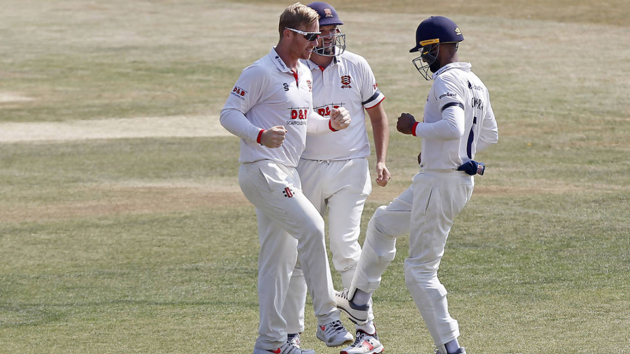 Simon Harmer celebrates another wicket&nbsp;&nbsp;&bull;&nbsp;&nbsp;Getty Images