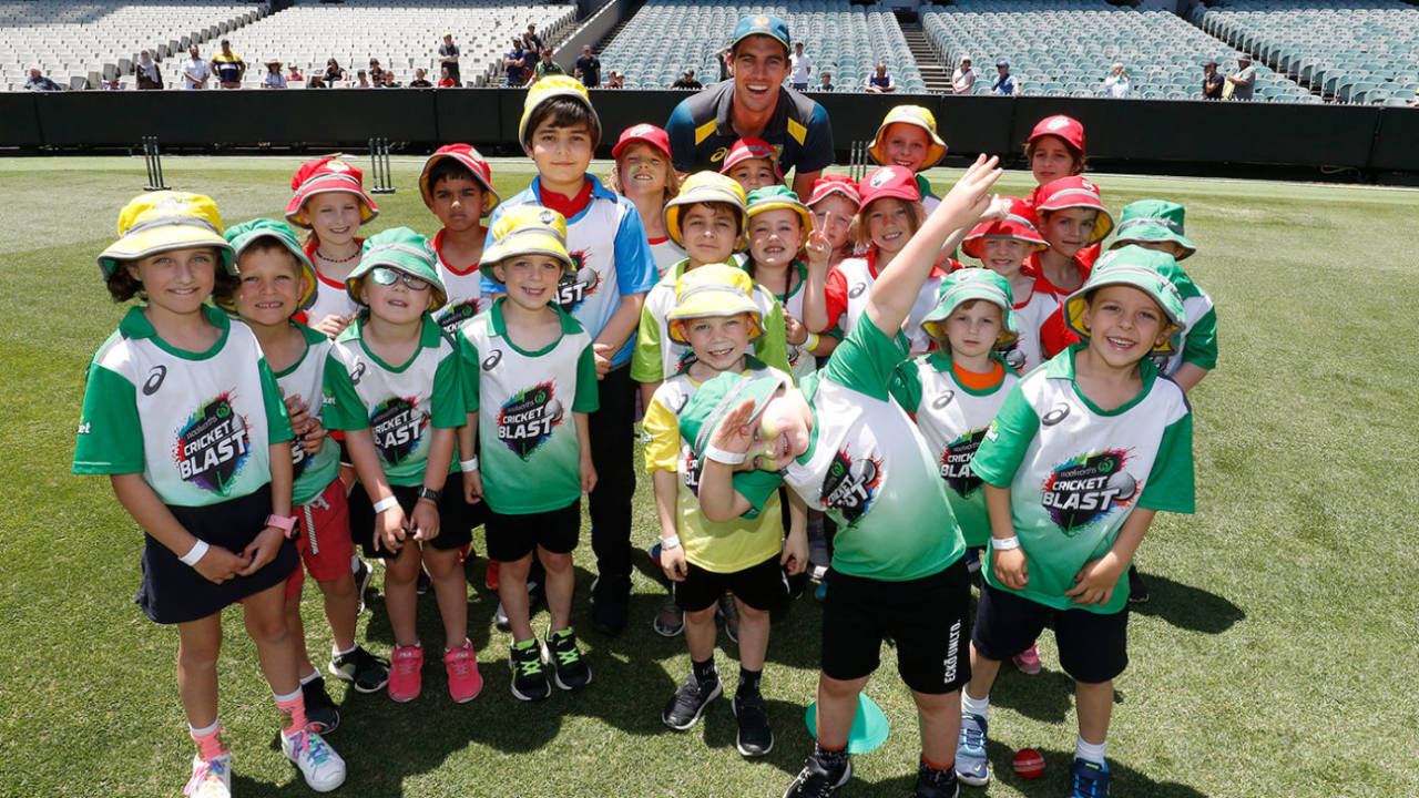 Children take part in a Cricket Blast even ahead of the Boxing Day Test&nbsp;&nbsp;&bull;&nbsp;&nbsp;Getty Images