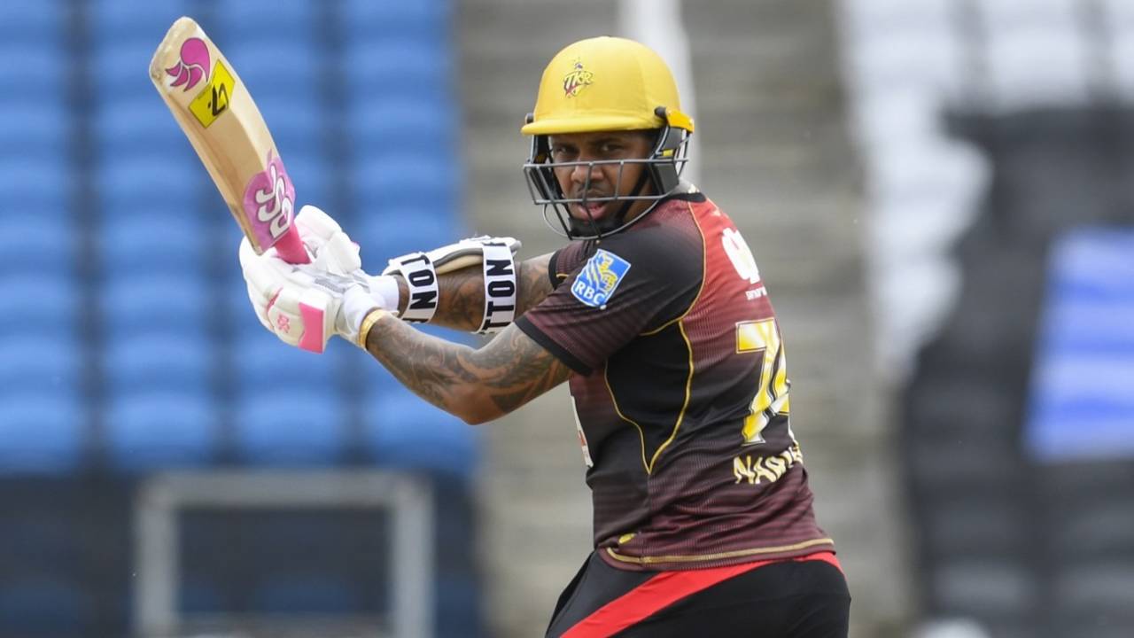 Sunil Narine - on top of his game with bat and ball, Trinbago Knight Riders v Guyana Amazon Warriors, CPL 2020, Trinidad, August 18, 2020